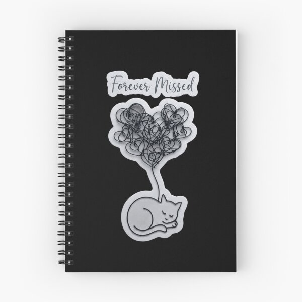Item preview, Forever Missed – Minimalist Wire Art Cat Memorial Tribute designed and sold by Fatomfatom.