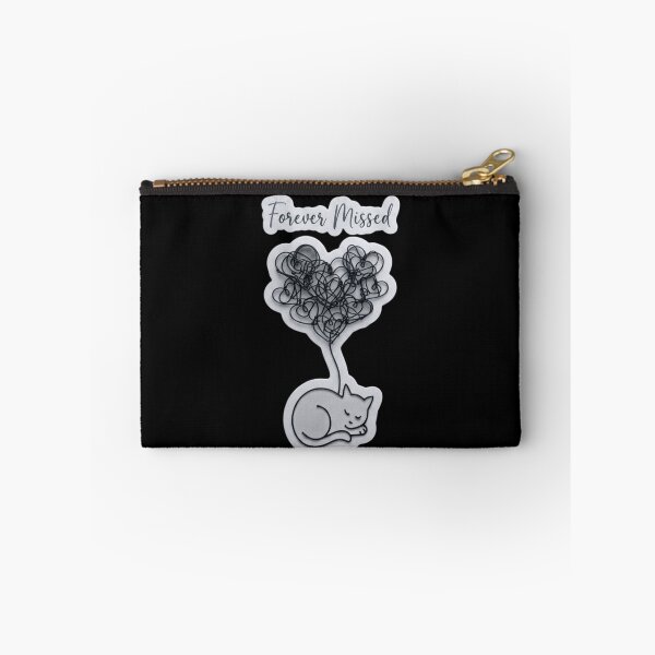 Item preview, Forever Missed – Minimalist Wire Art Cat Memorial Tribute designed and sold by Fatomfatom.