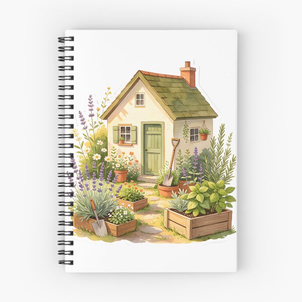 Item preview, Tiny Garden Society Vintage Botanical Cottagecore designed and sold by Spirit of Siam.