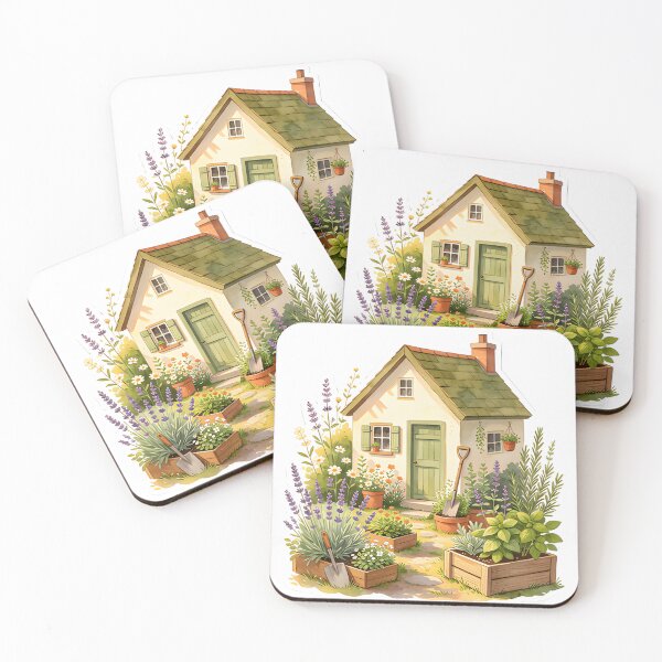 Item preview, Tiny Garden Society Vintage Botanical Cottagecore designed and sold by Spirit of Siam.