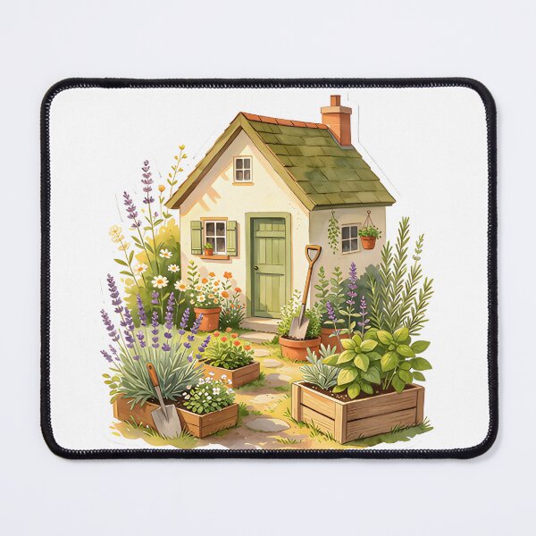 Item preview, Tiny Garden Society Vintage Botanical Cottagecore designed and sold by Spirit of Siam.