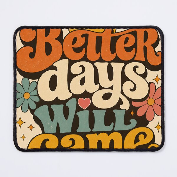 Item preview, Better Days Will Came – Vintage Funky Typography Vector design designed and sold by Jandedan.