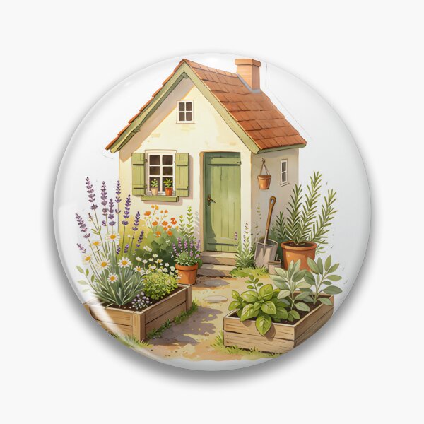 Item preview, Vintage Botanical Cottagecore - tiny house designed and sold by Spirit of Siam.