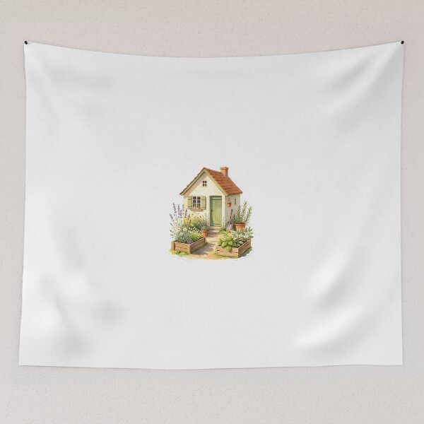 Item preview, Vintage Botanical Cottagecore - tiny house designed and sold by Spirit of Siam.