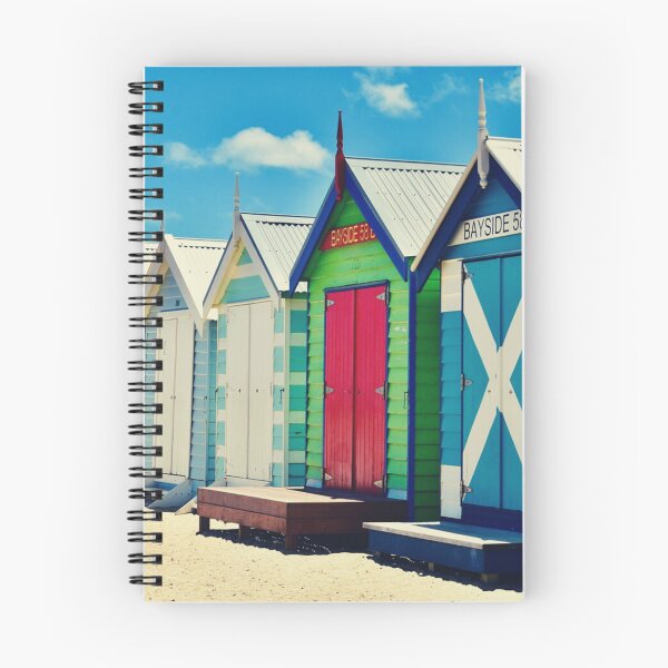 Item preview, Melbourne Brighton Beach Bathing Boxes | Australia Travel Print | Melbourne Poster designed and sold by DigitalChickHub.
