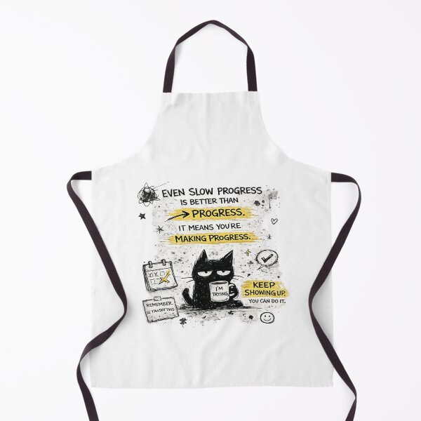 Item preview, Messy Grumpy Cat Motivational Quote | Hand Drawn Sketch Aesthetic designed and sold by EverStitchStudio ★★★★★.