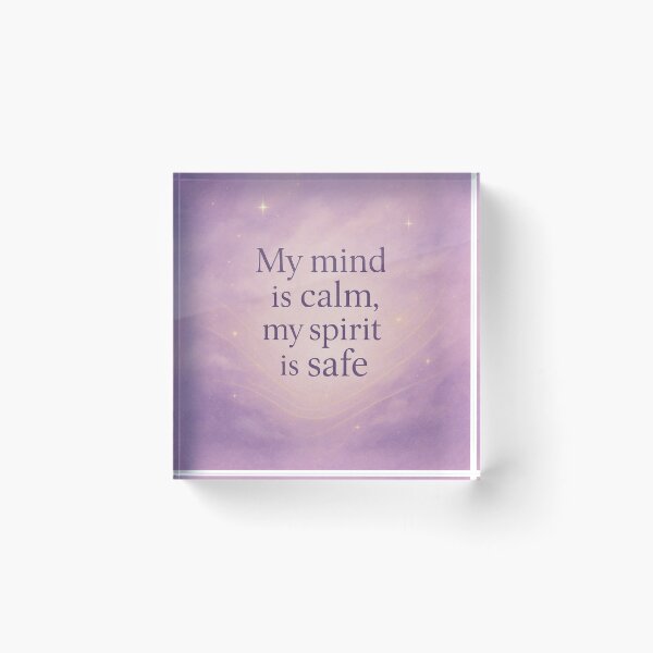 Item preview, Calm Mind Safe Spirit Within  designed and sold by Fresh Starts.