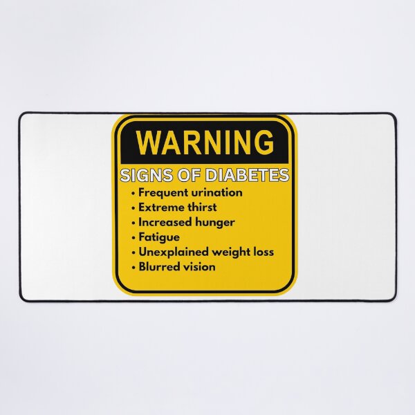 Item preview, Warning Signs of Diabetes - Sign designed and sold by MayaCordalia.