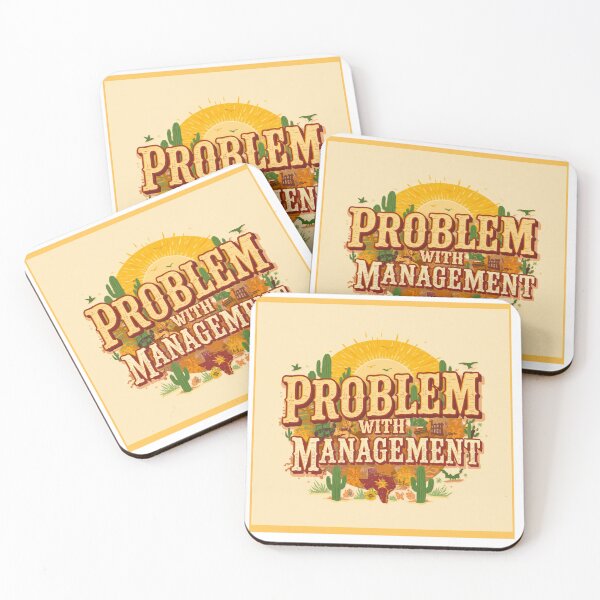 Item preview, Houston, We Have a Management Problem – Funny Texas Workplace Design designed and sold by FitEnvy.