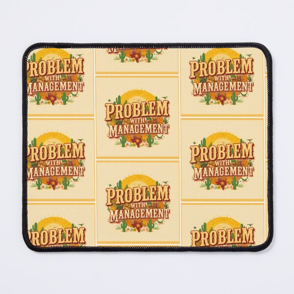 Item preview, Houston, We Have a Management Problem – Funny Texas Workplace Design designed and sold by FitEnvy.