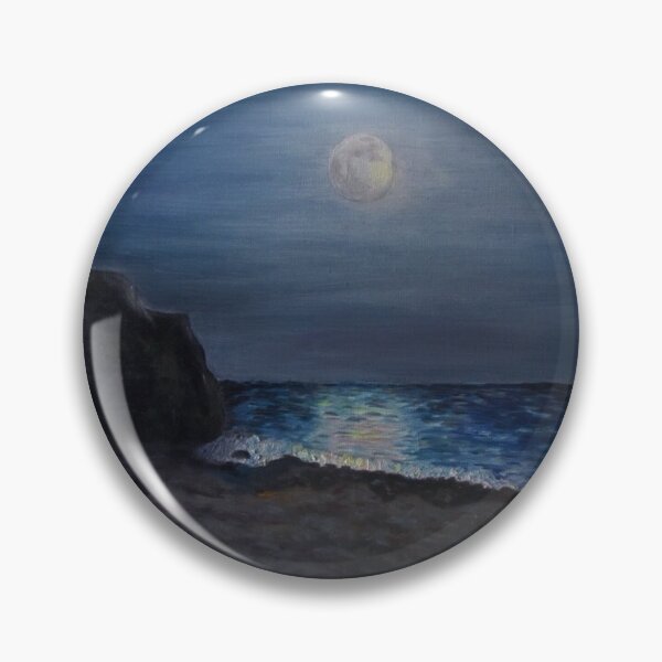 Item preview, CALIFORNIA MOONLIGHT  | Coastal Night Landscape designed and sold by BlueberrySwan.