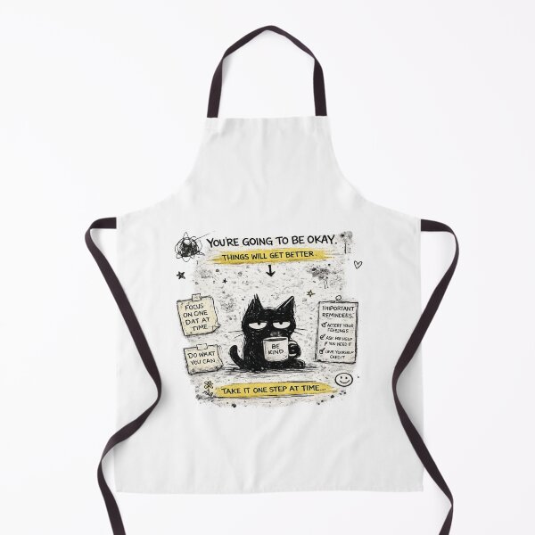 Item preview, Messy Grumpy Cat Motivational Quote | Hand Drawn Sketch Aesthetic designed and sold by EverStitchStudio ★★★★★.