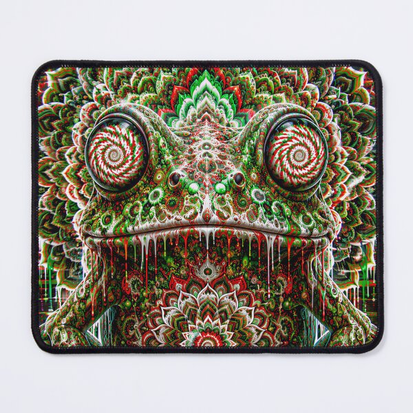 Item preview, Psychedelic Mandala Frog designed and sold by hyperbeast store.