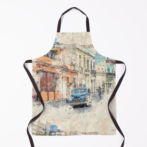 Item preview, Havana Cuba Vintage City Street | Cuba Travel Art Print | Havana Wall Poster designed and sold by DigitalChickHub.