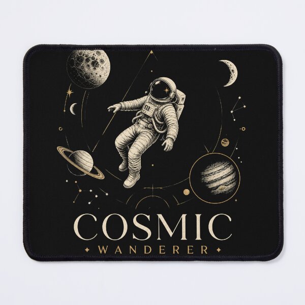 Item preview, Cosmic Wanderer | Astronaut Galaxy Space Adventure Graphic T-Shirt designed and sold by rushaib.
