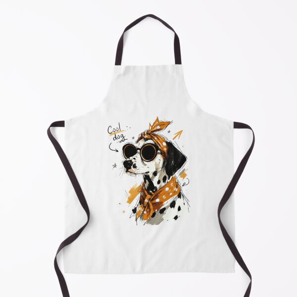 Item preview, Cool Dalmatian Dog with Sunglasses & Polka Dot Bow – Hand-Drawn Art designed and sold by RamyGallery.