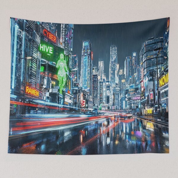 Item preview, Neon Arteries: The Midnight Rush designed and sold by RavenCrow444.