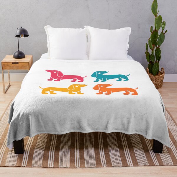 Item preview, Colorful Dachshund Pop Art Retro Dog Grid designed and sold by DariaOltes.