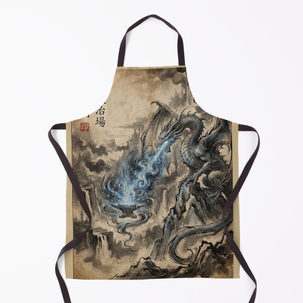 Item preview, Dragon Fire Forge of the Arcane Sumi-e Ink Wash designed and sold by DuckOddity.