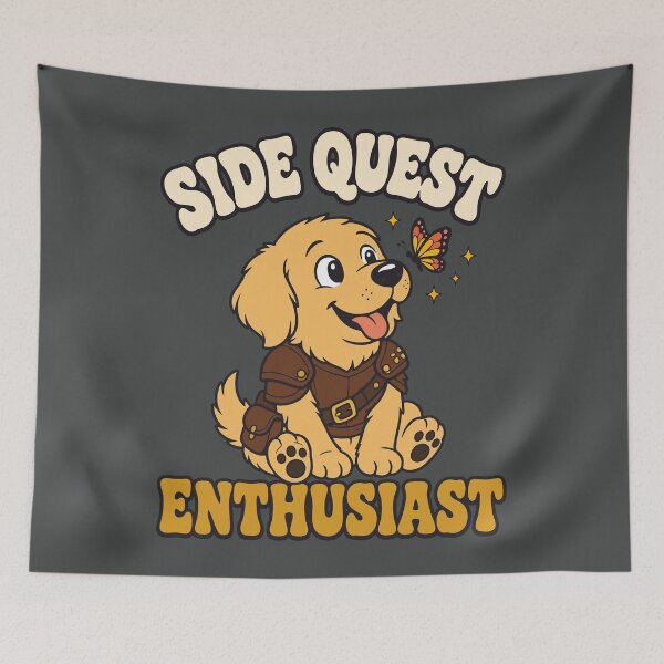 Item preview, Funny RPG Dog Side Quest Enthusiast designed and sold by DigitalGlade.