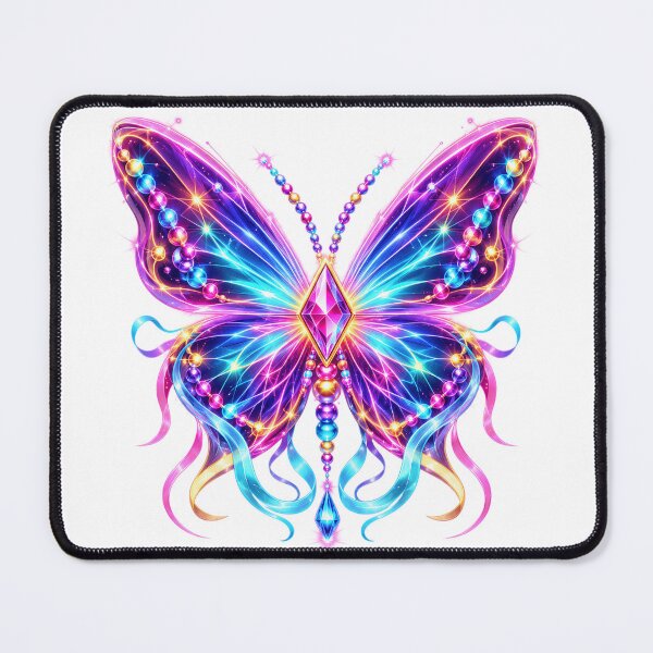 Item preview, Neon Rave Butterfly designed and sold by syotos-ai.