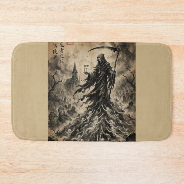 Item preview, The Grim Reaper and the Spectral Ascent Sumi-e Ink Wash designed and sold by DuckOddity.