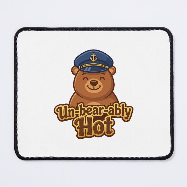 Item preview, Unbearably Hot Funny Summer Bear Tee designed and sold by 7Four1 Designs.