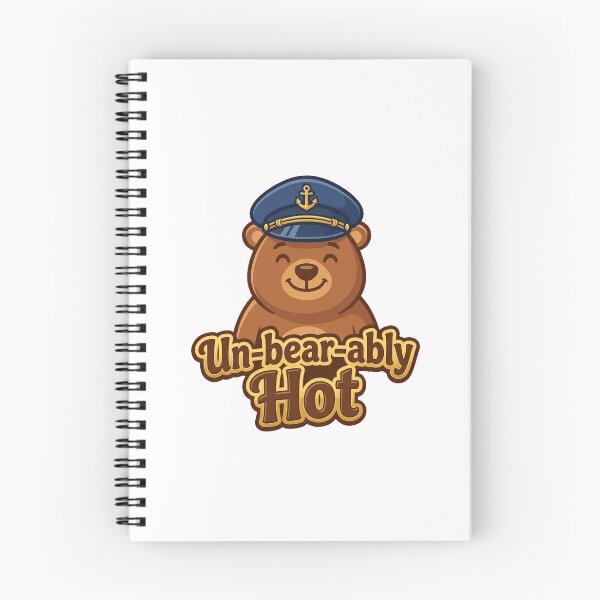 Item preview, Unbearably Hot Funny Summer Bear Tee designed and sold by 7Four1 Designs.