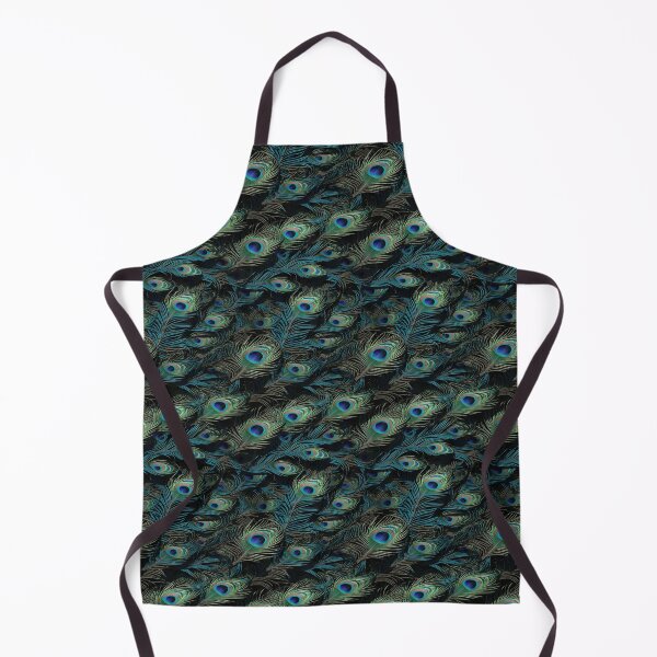 Item preview, Peacock Feathers on Black designed and sold by The Painted Lamb.