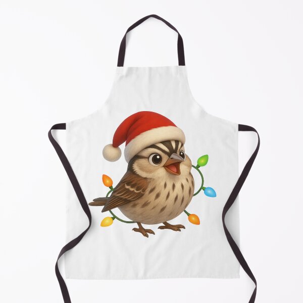 Item preview, Christmas White-Crowned Sparrow designed and sold by Sillytoe.