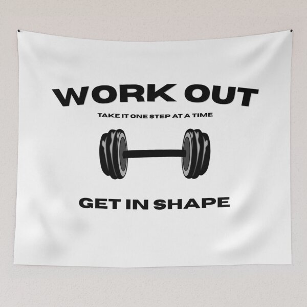 Item preview, WORK OUT GET IN SHAPE designed and sold by Xeqq.