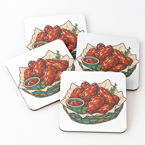 Artikelvorschau, Crispy Chicken Wing Basket BBQ entworfen und verkauft von JasKei-Designs.