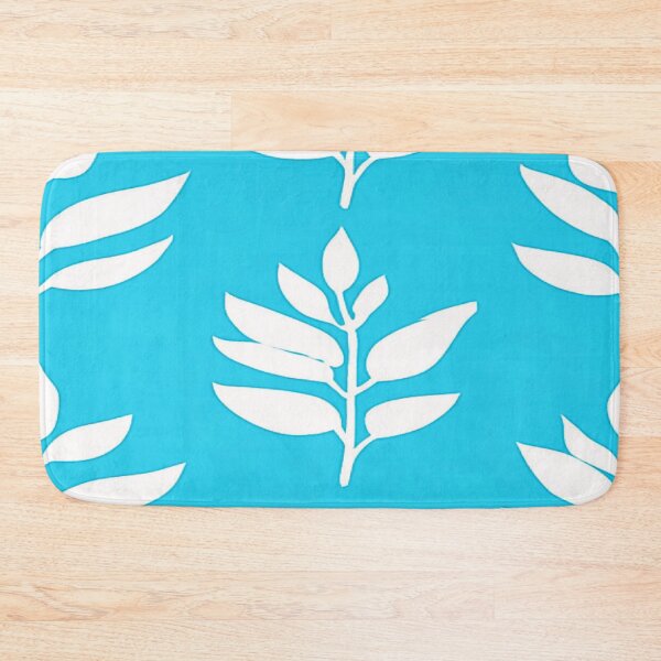 Item preview, Serene Sky Leaf: Minimalist Botanical Pattern designed and sold by LiveLearnCreate.