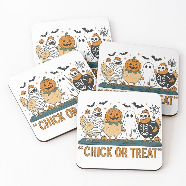 Item preview, Chick or Treat Cute Halloween Art designed and sold by anabellstar design co.