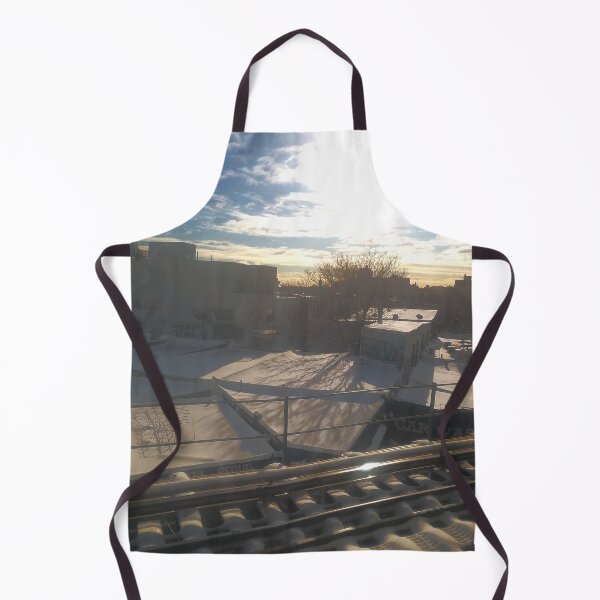 Item preview, Snowy Rooftop, Train Tracks designed and sold by Curious Echo Photography.