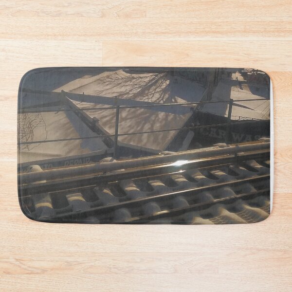 Item preview, Snowy Rooftop, Train Tracks designed and sold by Curious Echo Photography.