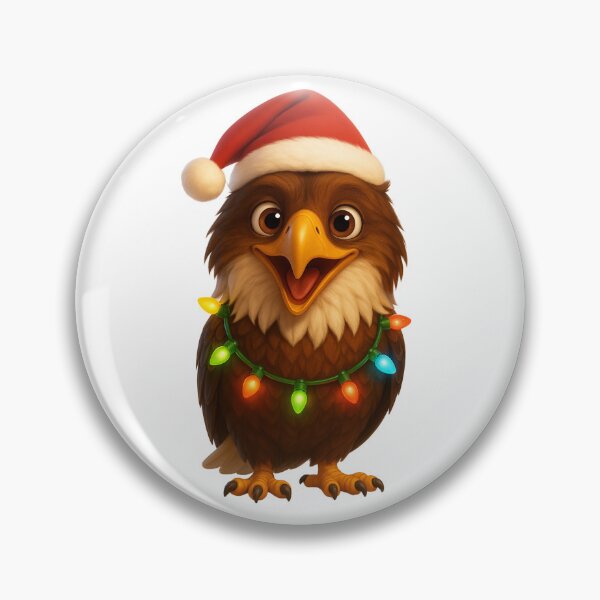 Item preview, Christmas White-Tailed Eagle designed and sold by Sillytoe.