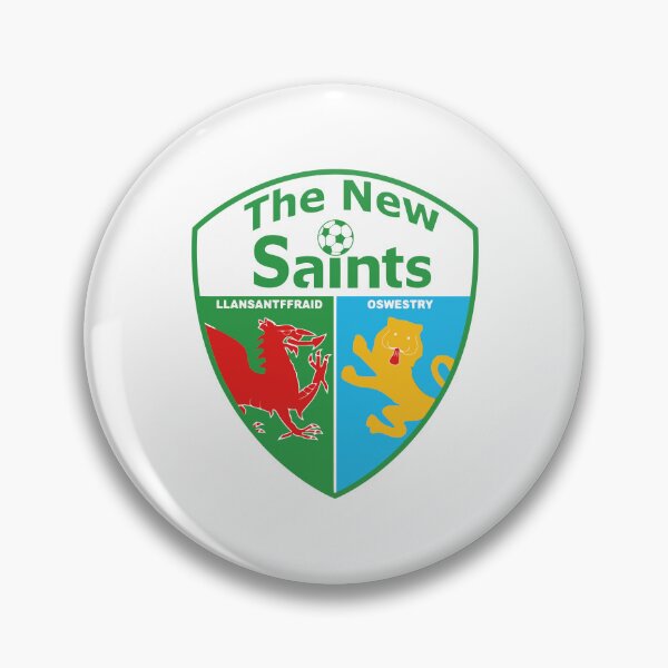 Item preview, The New Saints FC Crest with Welsh Dragon and Lion designed and sold by narin34.