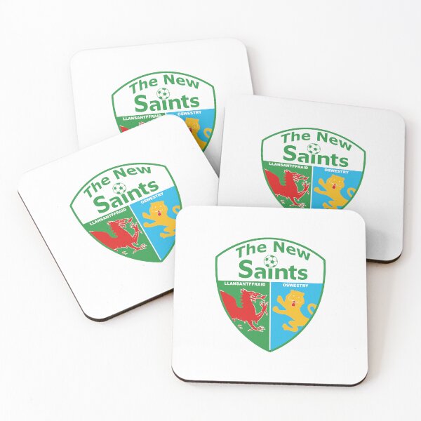 Item preview, The New Saints FC Crest with Welsh Dragon and Lion designed and sold by narin34.