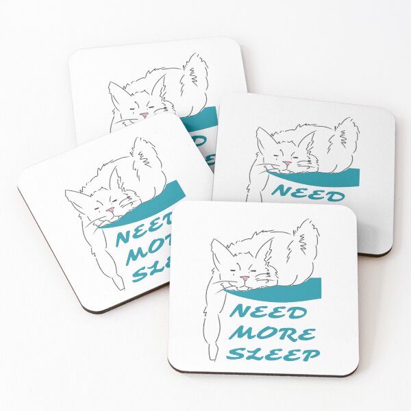 Item preview, Need More Sleep Cat designed and sold by monophine.