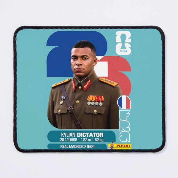 Item preview, PIPINI Dictator Kylian Mbappé - Novelty Football Sticker Design - Original Version designed and sold by blackkat-.