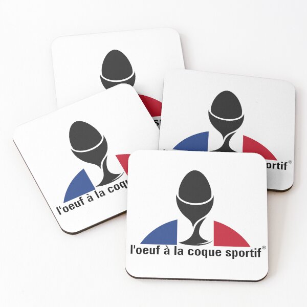 Item preview, The Sporty Soft-Boiled Egg - French Humor Logo Parody designed and sold by Eric Sintès.
