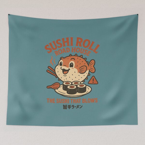 Item preview, Sushi Roll Road House – The Sushi That Blows designed and sold by BB Design Garage.