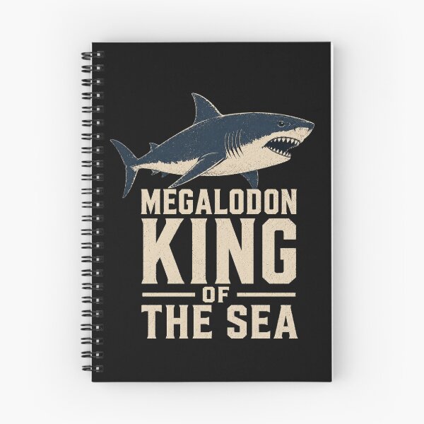 Item preview, Megalodon King of The Sea Funny Shark Lover Design Long Sleeve T-Shirt | Giant Shark Graphic Gift designed and sold by Trendably.