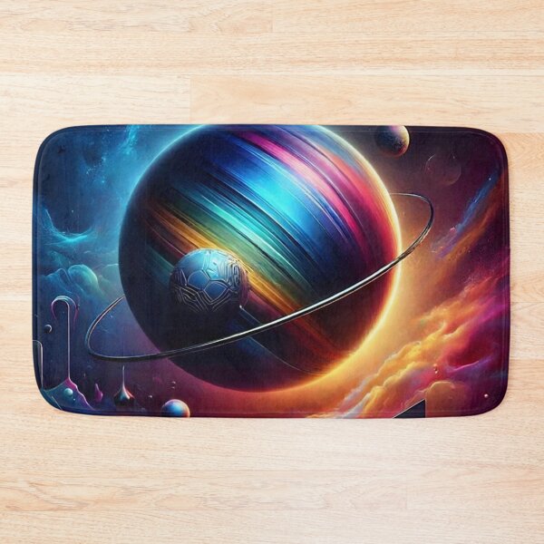 Item preview, Cosmic Galaxy Colorful Planet Abstract Space Nebulae Art designed and sold by Dream Weave Studio.
