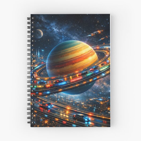 Item preview, Neon Highways of Saturn designed and sold by RavenCrow444.