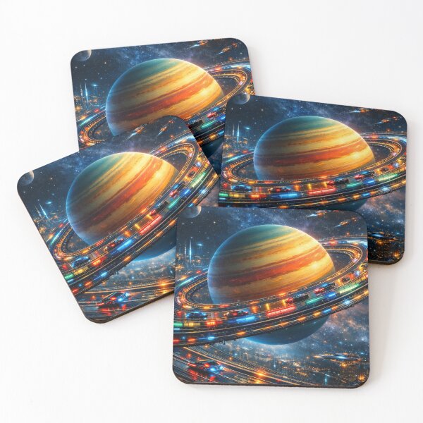 Item preview, Neon Highways of Saturn designed and sold by RavenCrow444.