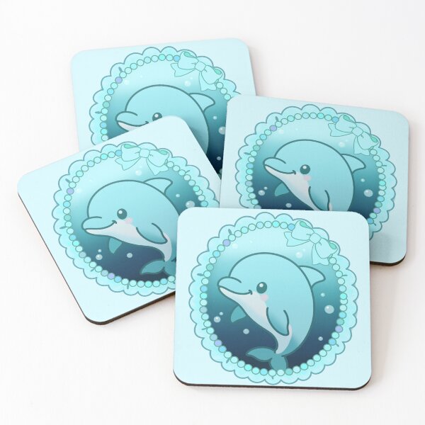 Item preview, Aquamarine Dolphin! designed and sold by CuteNcreepyuk.