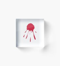 blood Acrylic Block