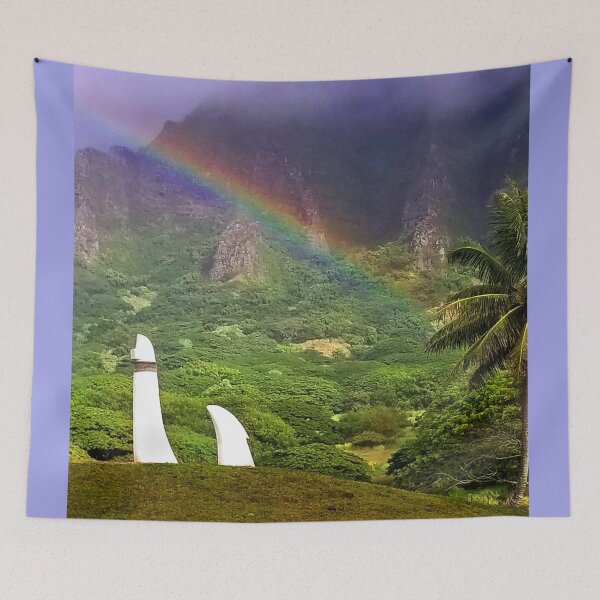 Item preview, Rainbow at Kualoa Ranch Hawaii designed and sold by KandisGphotos.